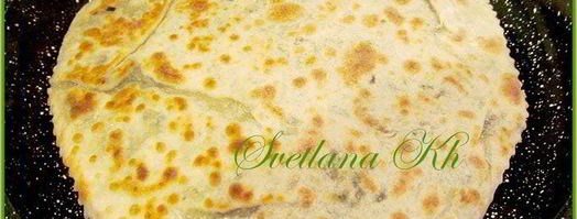 лепешки по-дунгански с мясом и зеленью. Шаг 7