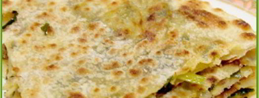 лепешки по-дунгански с мясом и зеленью. Шаг 9