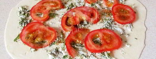 лепешки с брынзой и зеленью. Шаг 9