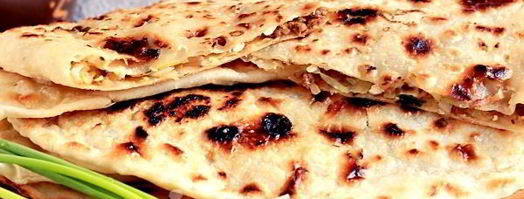 лепешки с начинкой на сковороде. Шаг 17