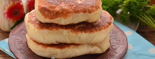 лепешки с сыром и колбасой на кефире. Шаг 12