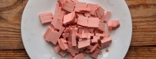 лепешки с сыром и колбасой на кефире. Шаг 4