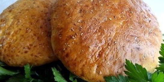 Лепешки с сыром в духовке