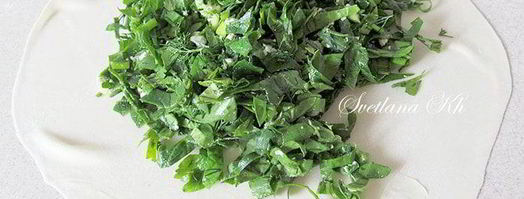 лепешки с зеленью по-кавказски. Шаг 5