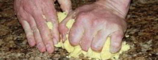 лепешки в воке. Шаг 4