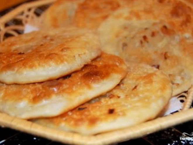 Рецепт луковой лепешки