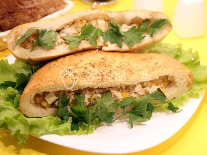 Рецепт питы с начинкой из печени трески