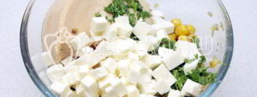 пита с начинкой из печени трески. Шаг 6