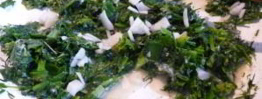 постные лепешки с зеленью. Шаг 3