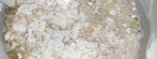 пшенично-ржаные лепешки с луком. Шаг 4