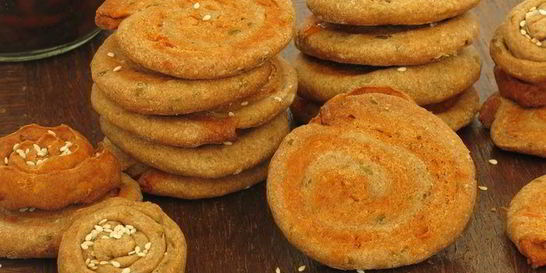 Ржаные пряные лепешки