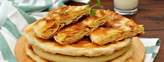 слоеные лепешки на сковороде. Шаг 12