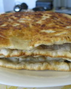 Слоеные лепешки с начинкой