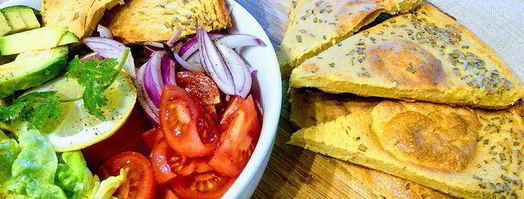 сокка лепешка из нутовой муки. Шаг 5