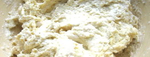 сырно-тыквенные лепешки с колбасой и зеленью. Шаг 6