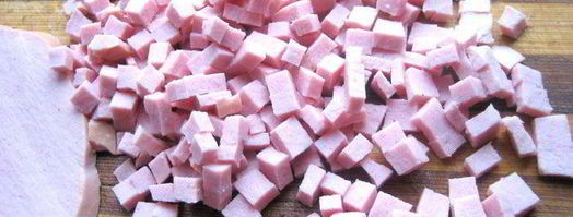 сырно-тыквенные лепешки с колбасой и зеленью. Шаг 7