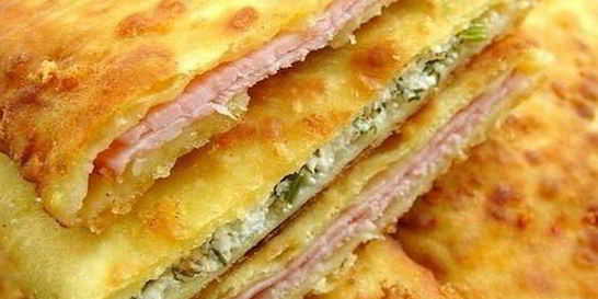 Сырные лепешки на кефире