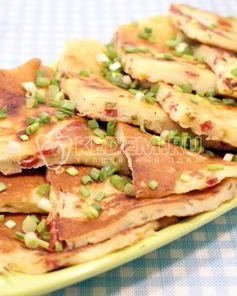 Сырные лепешки с начинкой