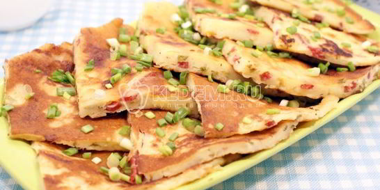 Сырные лепешки с начинкой