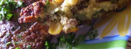 тайские кукурузные лепешки. Шаг 2