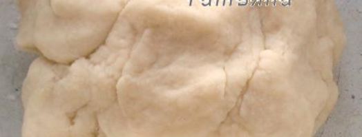 заварные лепешки с сыром и зеленью. Шаг 3