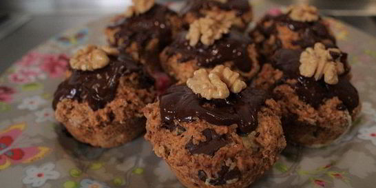 Бананово-шоколадные маффины