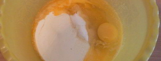 банановые маффины с кокосовым облачком. Шаг 2