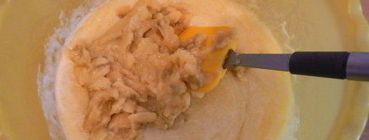 банановые маффины с кокосовым облачком. Шаг 3