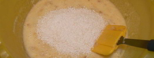 банановые маффины с кокосовым облачком. Шаг 4