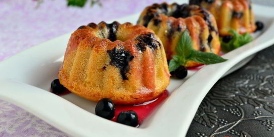 Черничные маффины