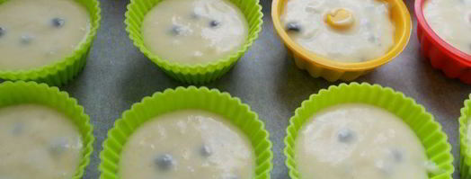 черничные маффины. Шаг 7