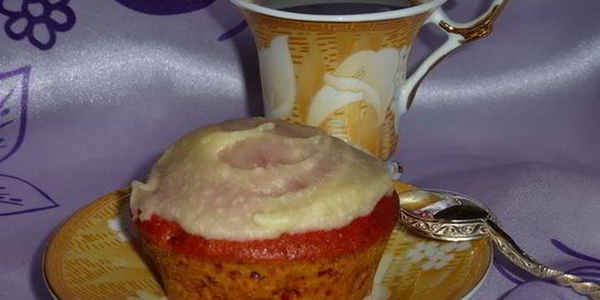 Финские сочные свекольные маффины