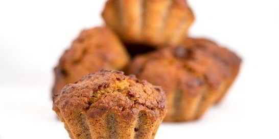 Гречневые маффины с бананом