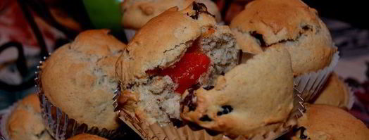 клюквенно-мармеладные маффины. Шаг 2