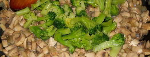 куриные маффины с брокколи и грибами. Шаг 6