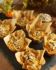 Маффины из тыквы, творога и семечек