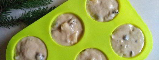 маффины с ананасами и грецкими орехами. Шаг 11