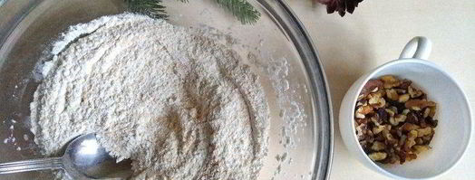 маффины с ананасами и грецкими орехами. Шаг 3