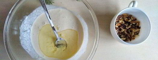 маффины с ананасами и грецкими орехами. Шаг 6