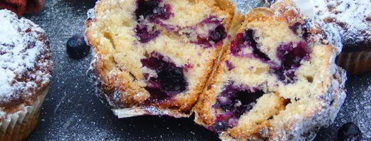 маффины с черникой и штрейзелем. Шаг 14