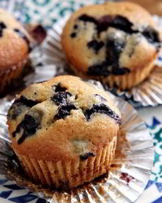 Маффины с ежевикой