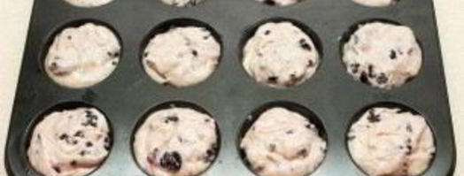 маффины с ежевикой. Шаг 6