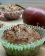 Маффины с грушей, фундуком и пряностями