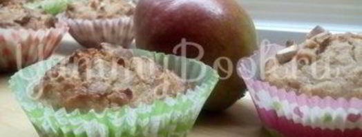 маффины с грушей, фундуком и пряностями. Шаг 9