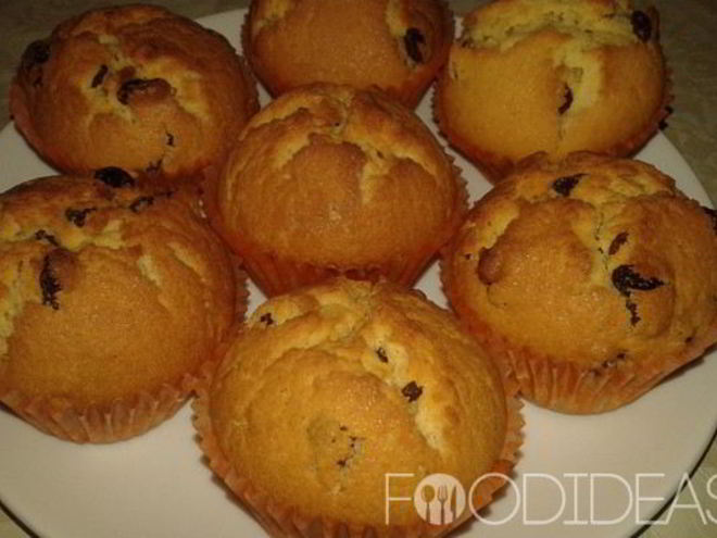 Рецепт маффинов с изюмом