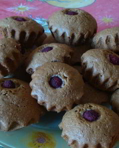 Маффины с малиной