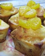 Маффины с мандаринами и сыром Маскарпоне
