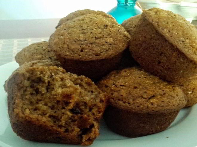 Рецепт маффинов с мюсли и яблочным пюре