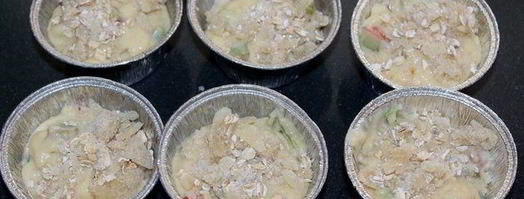 маффины с ревенем и марципановым штрейзелем. Шаг 7