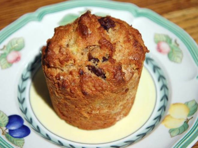 Рецепт маффинов с шоколадом и бананами